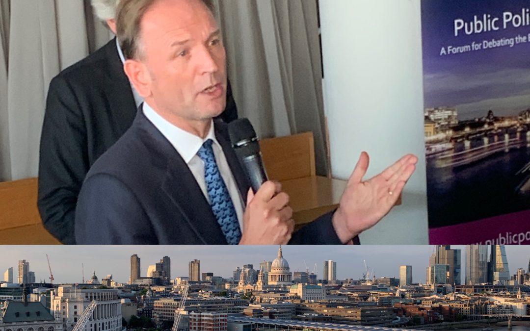 Simon Stevens looks to the future at the Public Policy Project’s Summer Reception