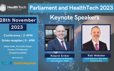 Parliament & Health Tech Conference is returning on 28th November