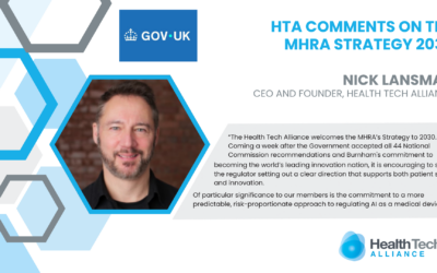 HTA comments on the MHRA Strategy 2030
